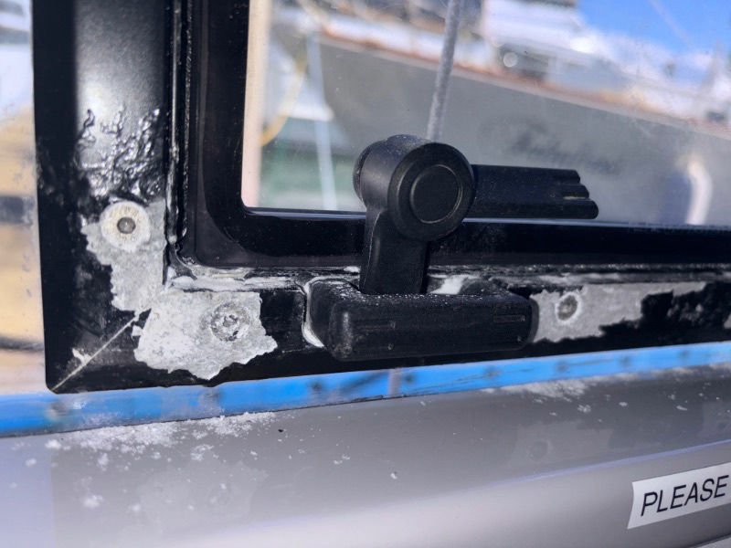 Lewmar Portlight Corrosion problems