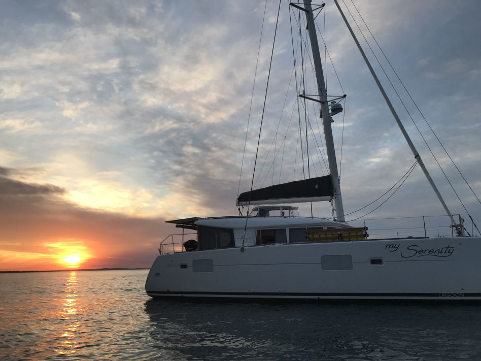 catamaran cruising