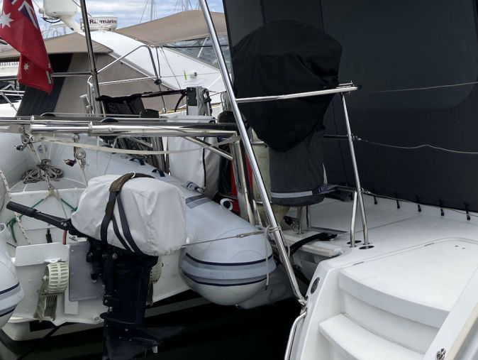 Highfield dingy and tohatsu outboard